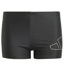 adidas Performance Swim Trunks - BB Boxer - Black/White