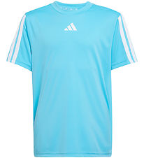 adidas Performance T-shirt - Brcyan/White