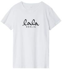 Lala Berlin T-shirt - Cara - White w. Black