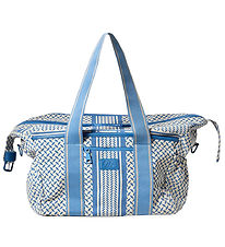 Lala Berlin Väska - Big Bag Muriel 2.0 - Heritage Stripe Blue