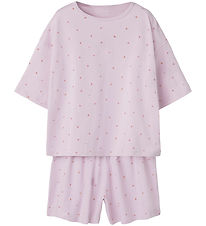 Name It Schlafanzug - 2-teilig - NkfNightset - Winsome Orchid m.