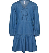 Vero Moda Girl Dress - VmDemi - Medium+ Blue Denim