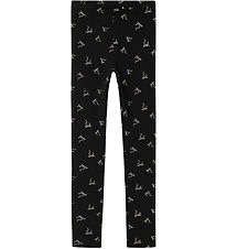 Name It Leggings - NkfVivian - Black/Bows
