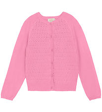 Creamie Cardigan - Strick - Pointelle - Rosenblüte