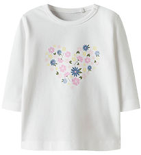 Name It Blouse - NbfVubie - Bright White/Heart
