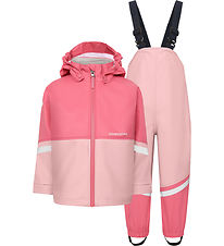 Didriksons Regnkläder m. Hängslen - Waterman - Soft Rosa