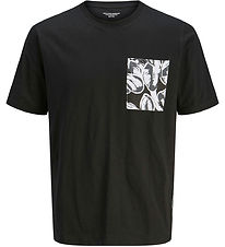 Jack & Jones Stuttermabolur - JorSplit - Svart