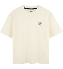 Timberland Stuttermabolur - Cream