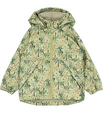 Mikk-Line Softshell Jacket w. Fleece - Recycled - Gray Green w.