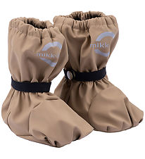 Mikk-Line Outdoor Footies w. Fleece - PU - Kelp