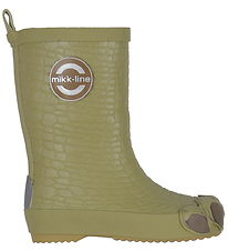 Mikk-Line Rubber Boots - Dragon - Kelp