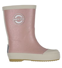 Mikk-Line Rubber Boots - Glitter - Woodrose