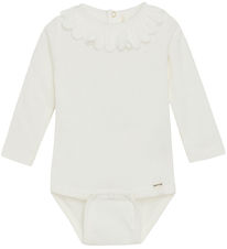 Minymo Bodysuit l/s - Rib - Marshmallow White