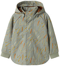 Name It Softshell Jacket w. Fleece - NmmAlfa08 - Shadow/Field