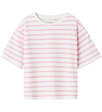 Name It Stuttermabolur - NkfVitanni - Bright White/Bleikt Frosti