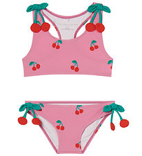 Stella McCartney Kids Bikíní - UV50+ - Bleikt M. Kirsuber