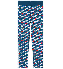 Stella McCartney Kids Leggings - Blár M. Hvítur/Rautt