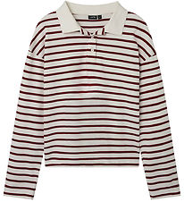 LMTD Blouse - NlfRiva - White Alyssum/Windsor Wine