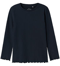 Name It Blouse - Rib - NmfVemma - Dark Sapphire/Solid