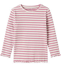 Name It Blouse - Rib - NmfVemma - Mauve Orchid/Jet Stream