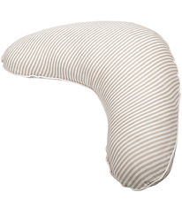 Müsli Nursing Pillow - Stripe Kapok - Conditioner Cream/Cashmere