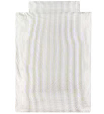 Müsli Bedding - Baby - Stripe bed linen Baby - Conditioner Cream