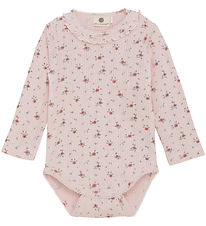 En Fant Bodysuit L/æ - Pointelle - Veiled Rose