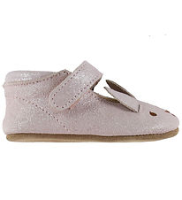 En Fant Pantoffels - Suede Glitter - Sepiakleur Rose