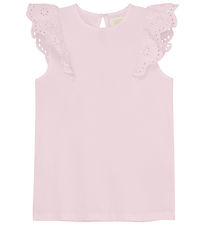 Creamie Top - Lace - Ballerina m. Lochmuster
