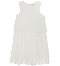 Creamie Kleid - Stickerei - Cloud