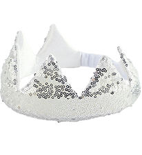 Den Goda Fen Costume - Crown Silver Sequin