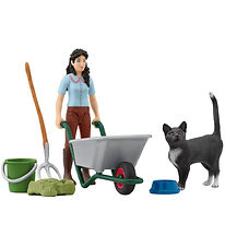 Schleich Möka Och Vårdset - 42747 - 12 Delar