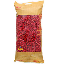 Hama Midi Beads - 6000 pcs - 114 Cherry Red
