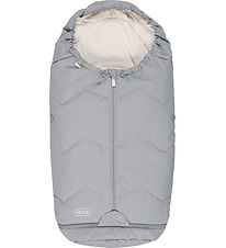Voksi Footmuff - Sky Light - 88/113 cm - Grey Solid