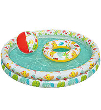 Bestway Kiddy Pool w. Accessories - 122 x 20 cm - Beachtastic