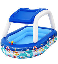 Bestway Planschbecken m. Schirm - 213 x 155 cm - Sea Kapitän