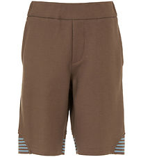 Emporio Armani Shorts - Piqué - Chocolate Chip