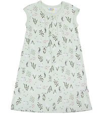 Joha Nightdress - Viscose/Bamboo - Mint w. Swans