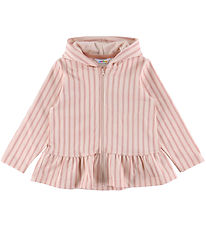 Joha Cardigan - Rosa m. Streifen