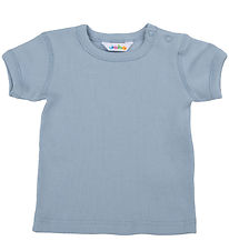 Joha T-shirt - Rib - Dusty Blue