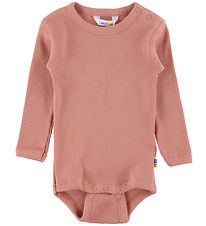 Joha Bodysuit l/s - Rib - Salmon