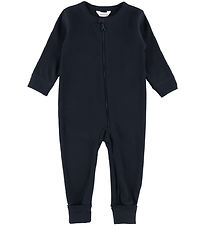 Joha Jumpsuit w. Feet - Rib - Navy