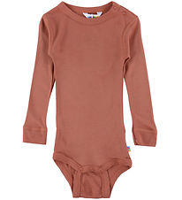Joha Bodysuit l/s - Viscose/Bamboo - Chestnut