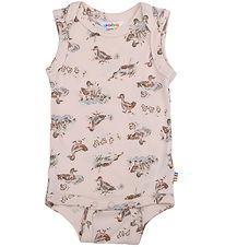 Joha Bodysuit u/æ - Viscose/Bamboo - Pink w. Ducks