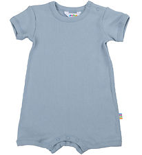 Joha Summer Romper - Rib - Dusty Blue