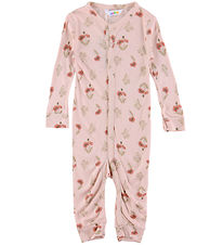 Joha Jumpsuit - Bamboo - Pink w. Flower