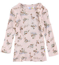 Joha Blouse - Bamboo - Pink w. Ducks