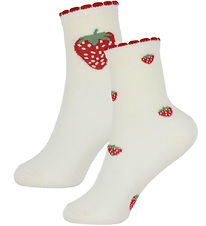 Flöss Socken - 2er-Pack - Strawberry