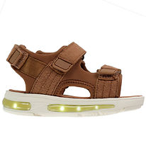 En Fant Sandals - Velcro w. Light - Mocha Mousse