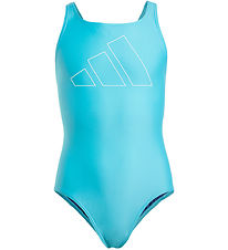 adidas Performance Swimsuit - BIG Bars - Luccya/White